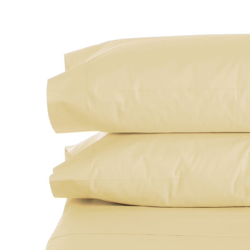 Microfiber - Set of 2, Cream, King Pillowcase