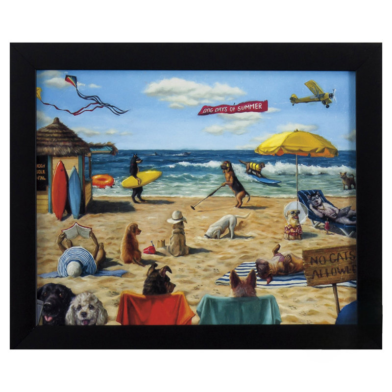 Art mural 9 "X 11" Dog Days of Summer
