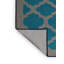 Tapis bleu en treillis lavable à la machine-1161343937