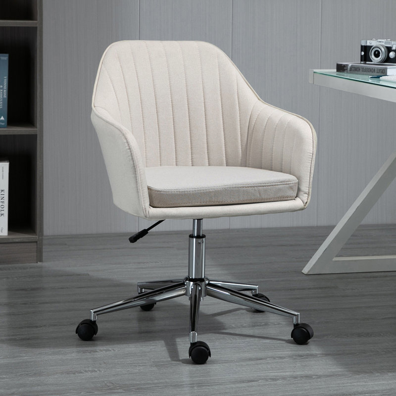 Kaarina Linen Task Chair, Beige
