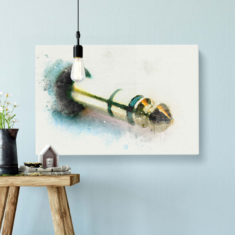 Audio Jack in Abstract - Wrapped Canvas, 35cm H x 50cm W x 3cm D