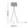 Miron 155cm Camden Tripod Floor Lamp with Large Reni Shade