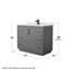 Icon 42" Single Bathroom Vanity Set-2042950570-2042950571