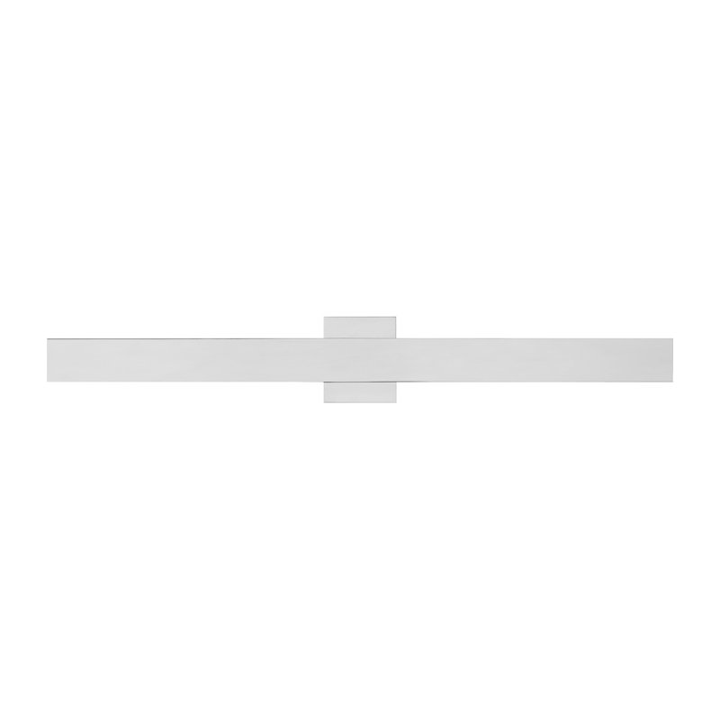 Bau 1 - Light LED Bath Bar, Polished Nickel