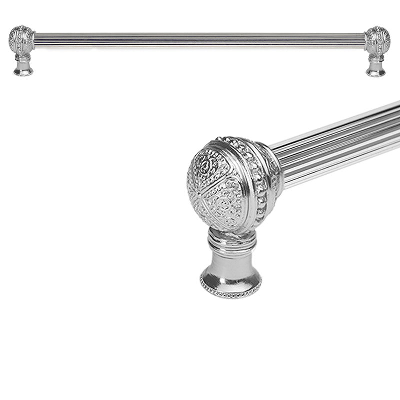Millennium with 5/8 reeded centre long pull, Chrome, 22"
