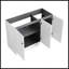 Meuble-lavabo autoportant avec portes à fermeture douce, rangement spacieux et conception élégante pour les salles de bain modernes-1159799959