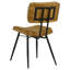 Chaise d'appoint en cuir Minerva