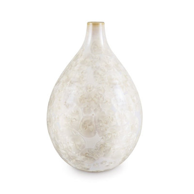 Crystalline Handmade Stoneware Table Vase