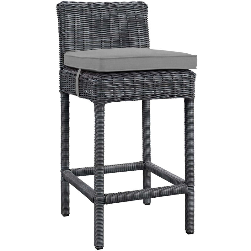 Tabouret de bar Modway Invite, Toile granit Sunbrella®