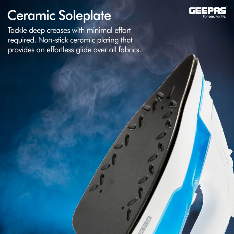 Geepas 2400W Non Stick Soleplate Iron
