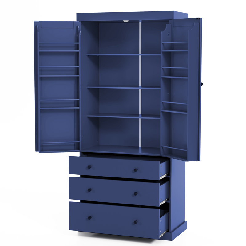 Armoire de rangement Farmhouse, Blue
