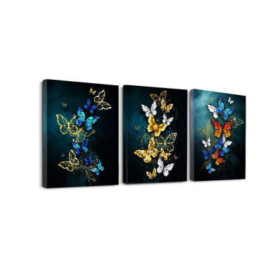 3 Piece Wrapped Canvas Wall Art