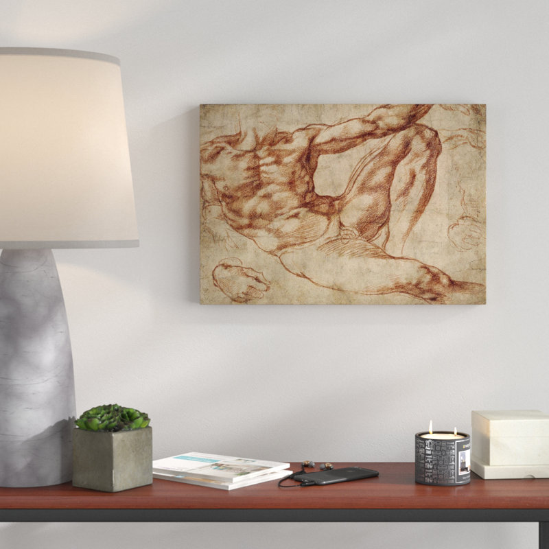 Michelangelo - Wrapped Canvas Painting, 50cm H x 76cm W