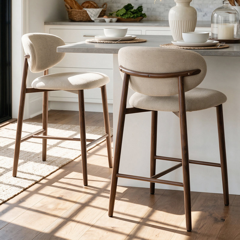 Tabouret de bar 25,5 po, Kaki