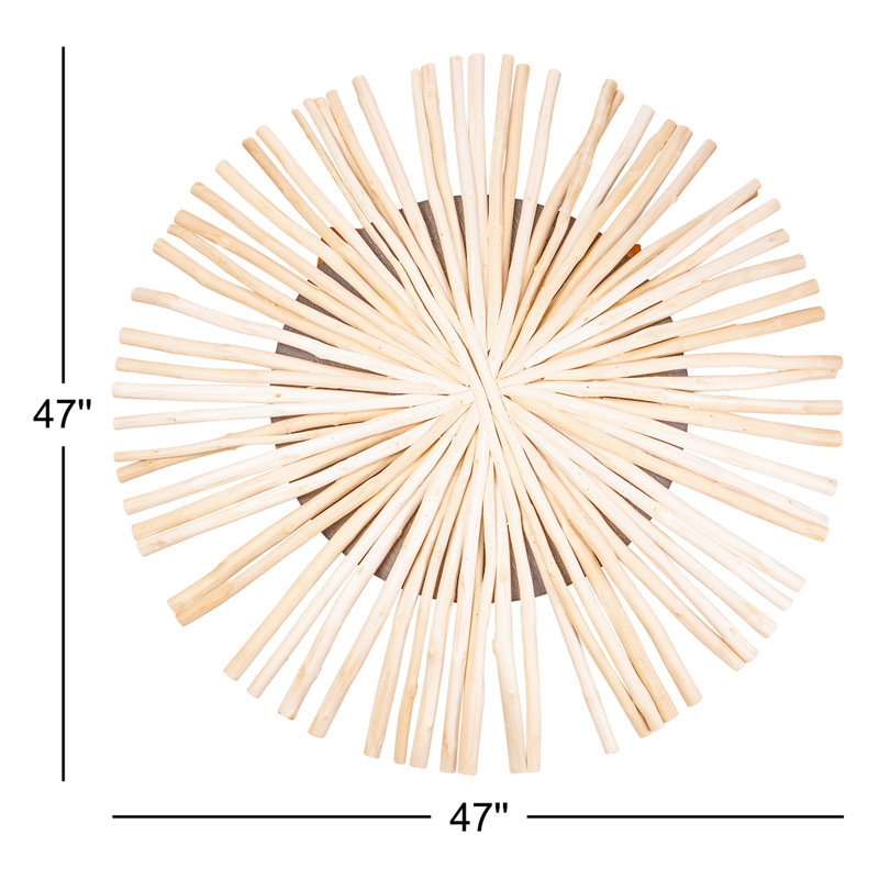 Handmade Abstract Wall Decor on Solid Wood