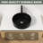 36" Bath Vanity Wall Mount w/ Ceramic Sink & Soft-Close Drawer-265502371-265502368