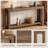 63-Inch Entryway Console Table, 2-Tier Narrow Sofa Table Behind Couch for Foyer, Hallway-243183594