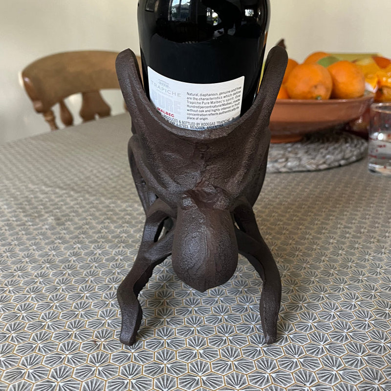 Kimberlin Tabletop Wine Bottle Rack in Brown