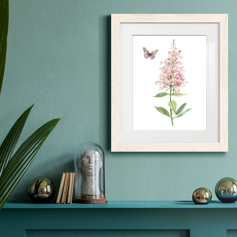 Wildflower Botanical II - Cadre photo, reproduction d'art sur papier, H 24 po x l 18 po x P 1,5 po, Blanc