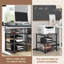 Olias 52.5cm H x 50cm W Printer Stand with Wheels-1669466266