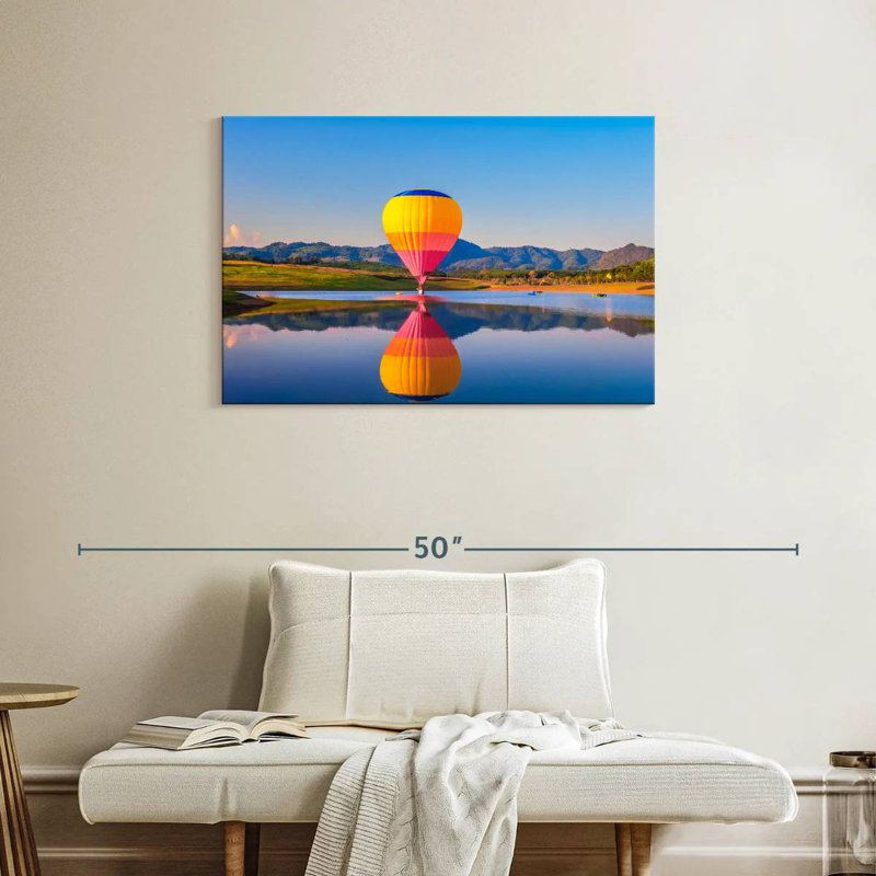 Mehar Hot Air Balloon Reflection, 24" H x 36" W
