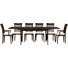 Sarah Extendable Solid Wood Top Four Leg Dining Set