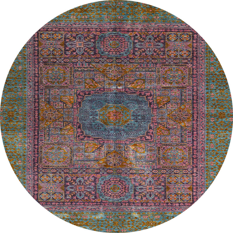 Tapis abstrait 4186, Rond 5 pi