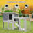 Faron Weather Resistant Rabbit Hutch With Ramp