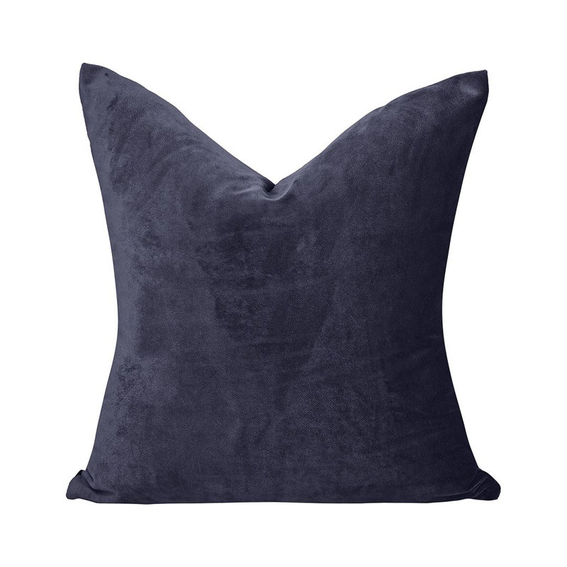 Matte Velvet Cushion Cover - 1 Pc, Medium State Blue, 30cm x 30cm