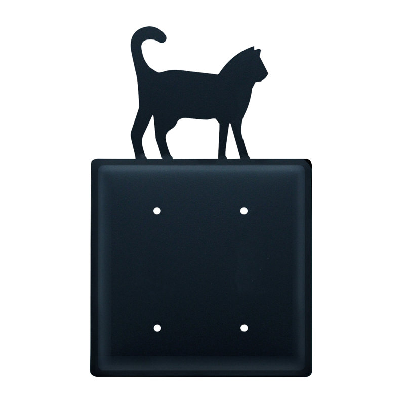 Cat 2-Gang Blank Wall Plate