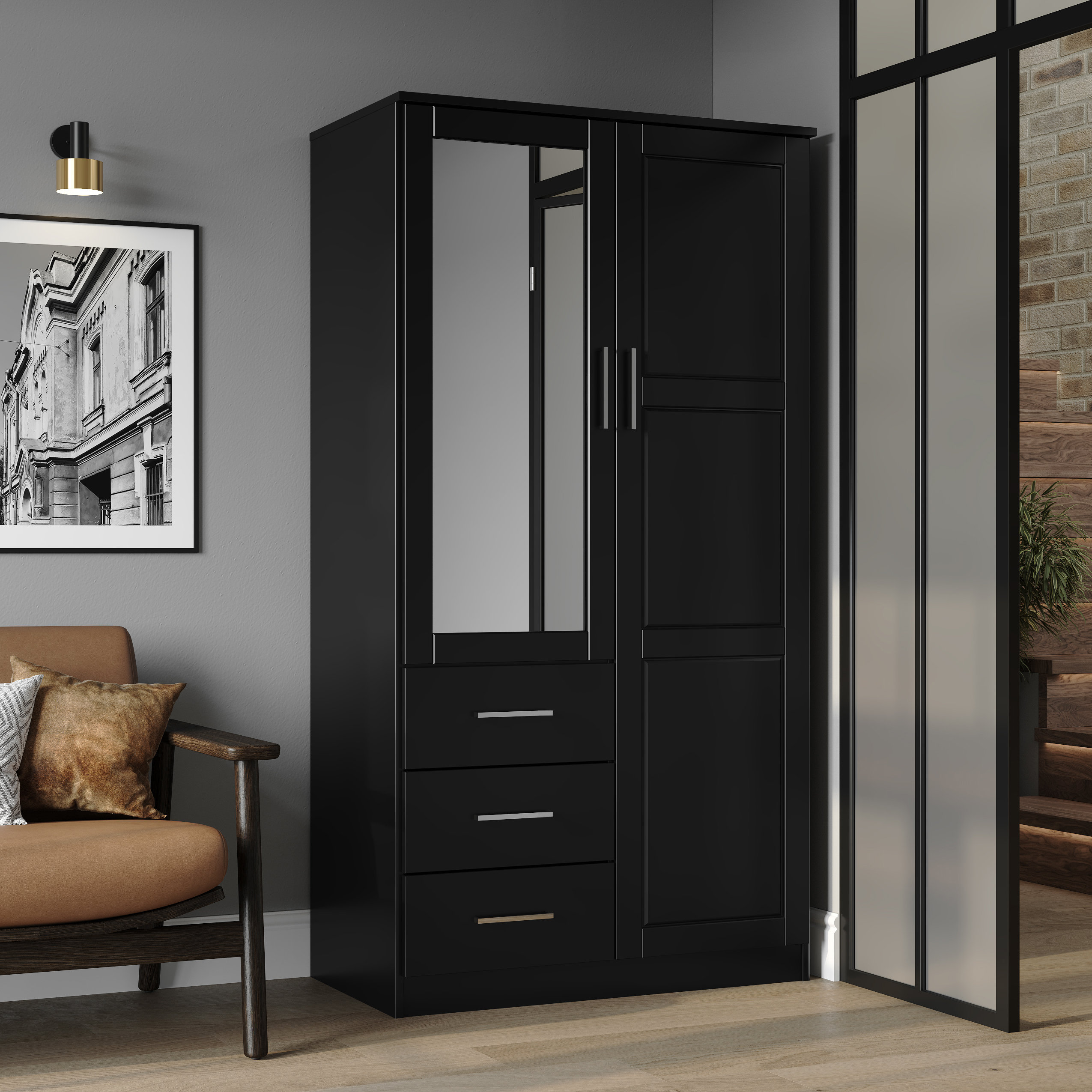 Black Armoires & Wardrobes You'll Love