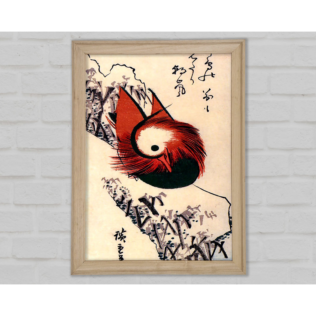 Hiroshige Mandarin Ente - Einzelner Bilderrahmen Kunstdrucke