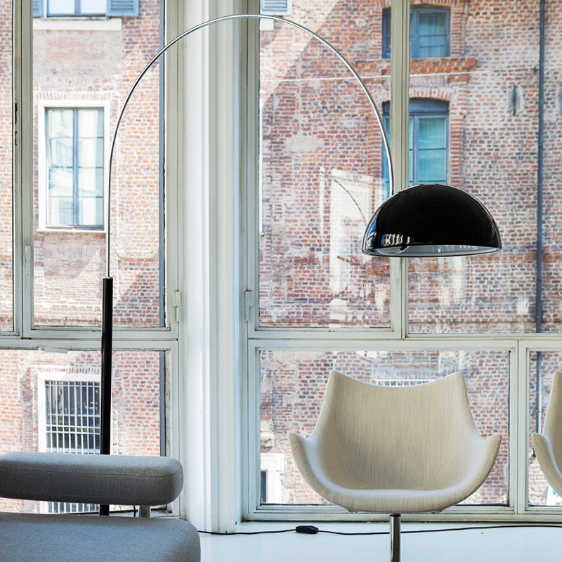 Coupé 94.4'' Floor Lamp, Black