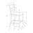 Transitional Upholstered Dining Chairs, Set Of 2, Comfortable Padded Seats, Durable Ladder Back Design For Kitchen And Dining Room