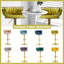 Tabouret de bar pivotant avec dossier Ginko-879315310-882844513