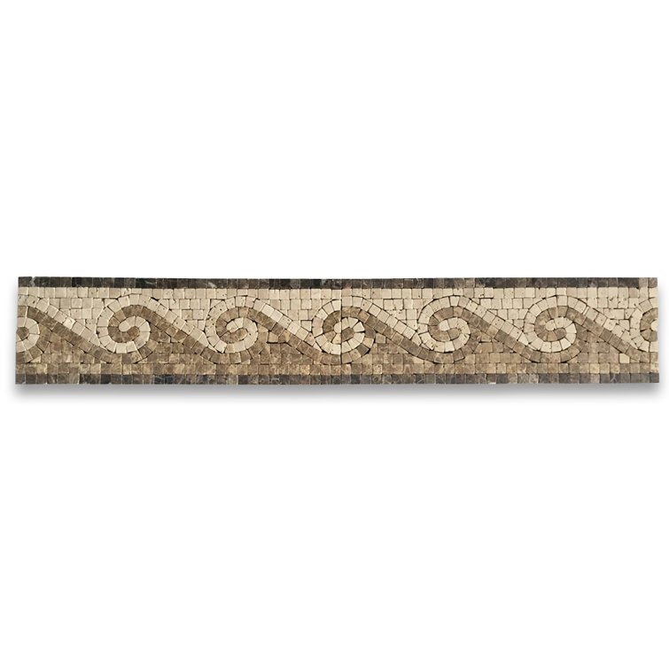4" x 12" Marble Mosaic Sheet Wall Floor Use Tile