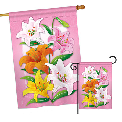 Lunnelle Double Sided Polyester Garden Flag