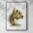 Harvest Squirrel Framed Print - Solid Wood-672776981