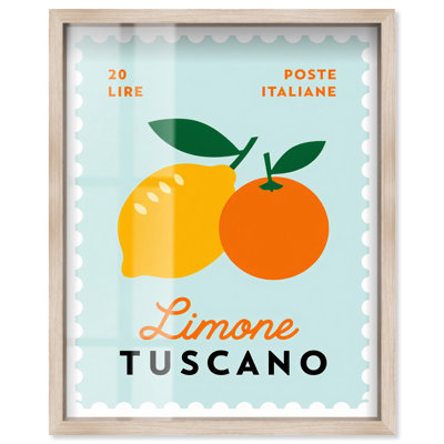 Slice of Tuscany Shadowbox Print Retro Summer Prints by Art Remedy