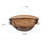 Smokey Umber Glass Bowl