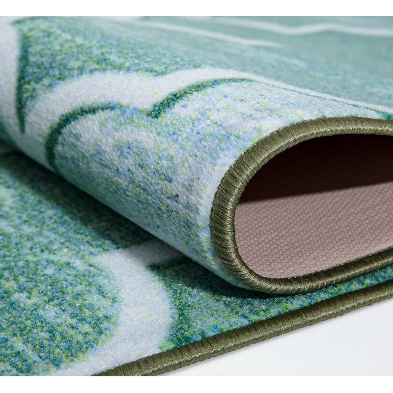 Harrouda Abstract Indoor / Outdoor Area Rug, Rectangle 60 x 112cm