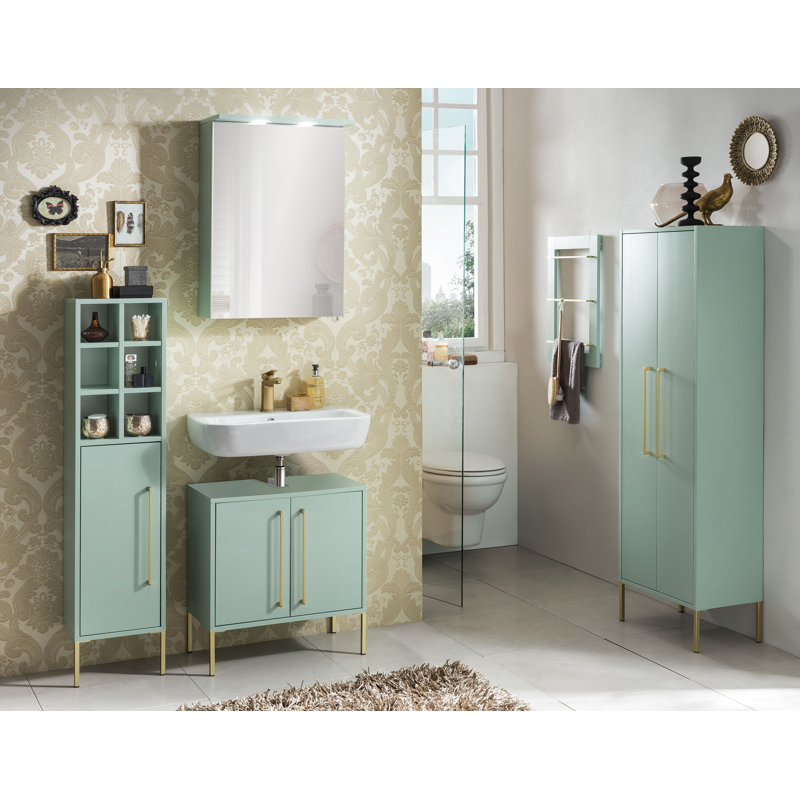 Sarah Linen Cabinet, Mint