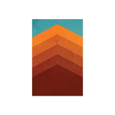 «Abstract Mountain Sunrise II» par Jay Stanley - impression non encadrée