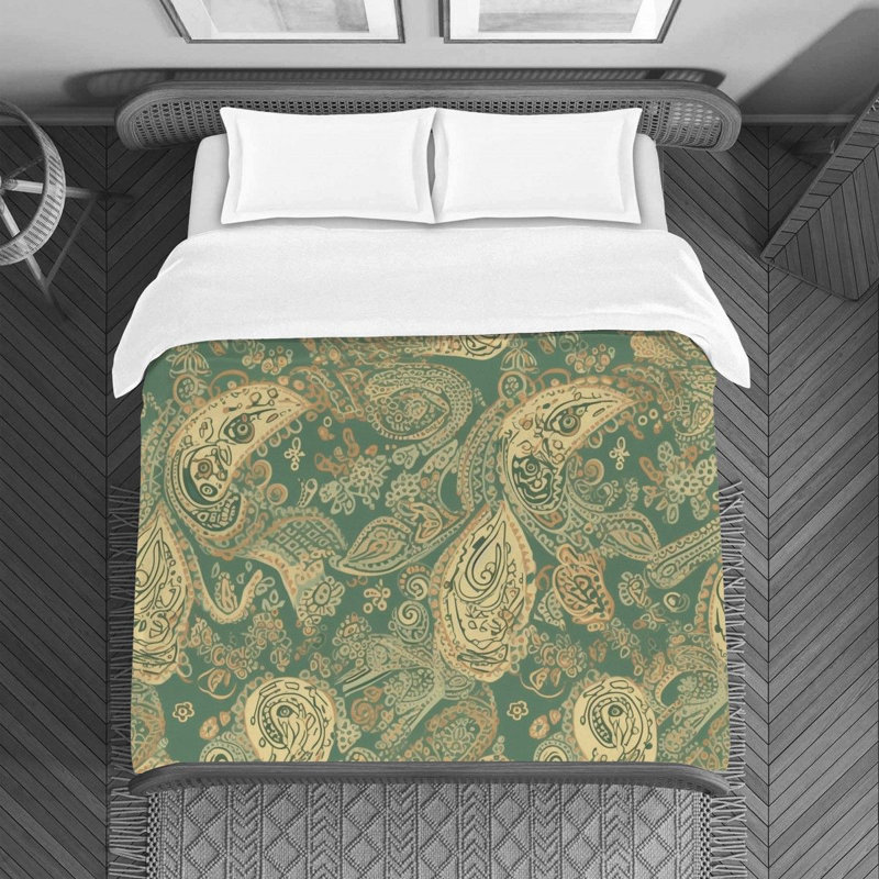 Paisley Bedding, King Duvet Cover