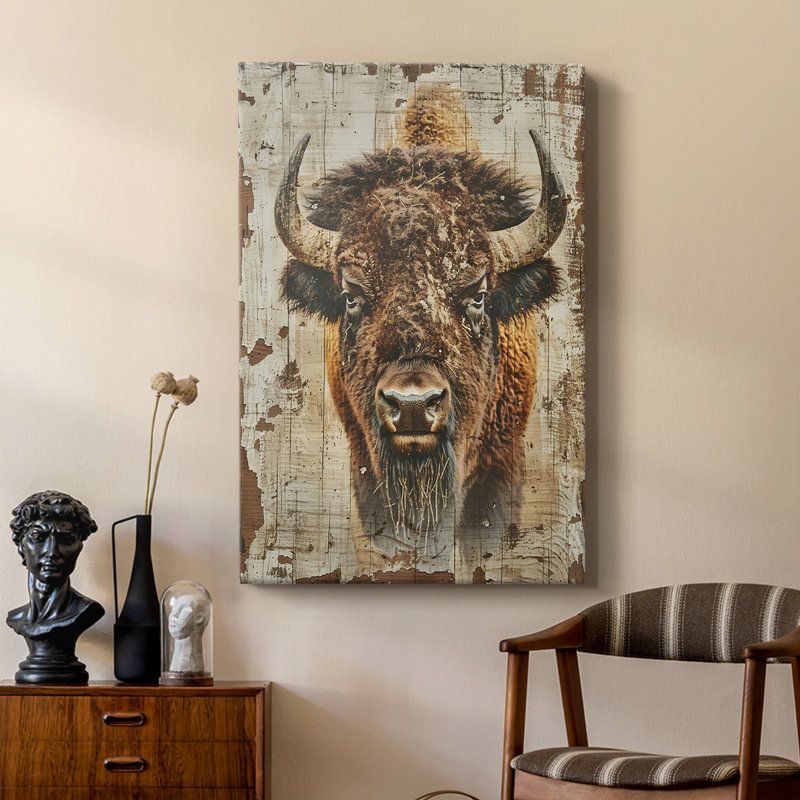 ANIMALS Series CDL XXXVII - Toile tendue avec châssis Premium - Prêt à être accroché, H 27 po x l 18 po