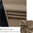  100% Blackout French Door Curtains, Privacy Curtains for Window, Room Darkening Thermal Insulated Door Window Shades for Bedroom, 1 Panel-794367620-794367619