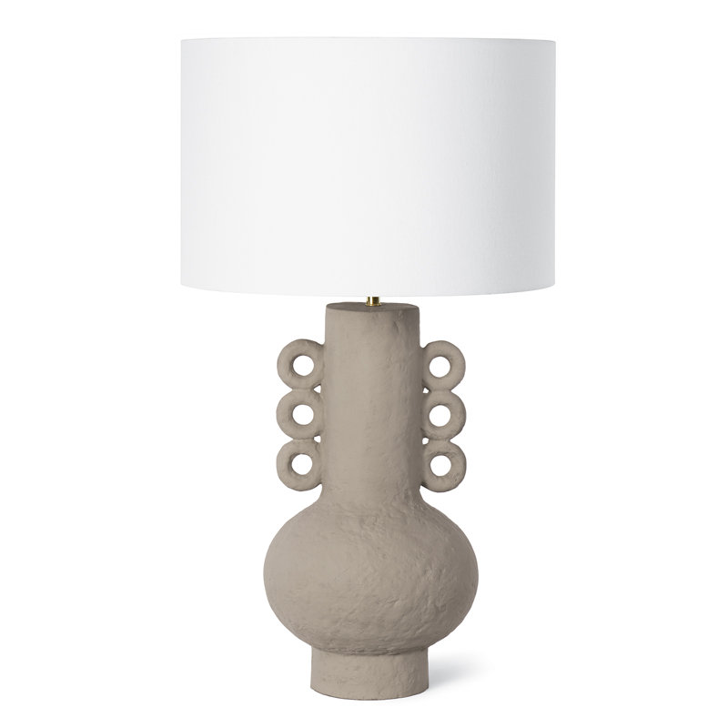 Chandra Metal Table Lamp; Dimensions 17W x 29H x 17D; Uses One Maximum 150 Watt E26 Base Bulb (Not Included)