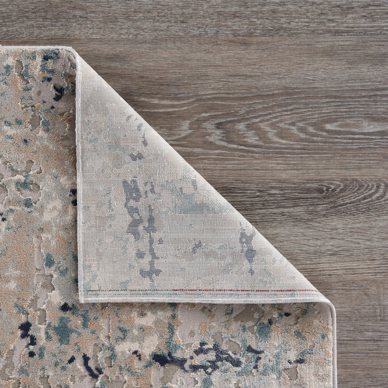 Tapis gris Harbor Mist, Rectangle 9 pi 6 po x 13 pi