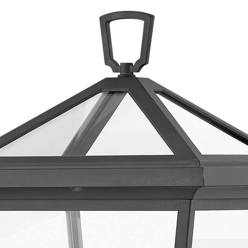 Alford Place Outdoor 2-Light Lantern Head, Museum Black