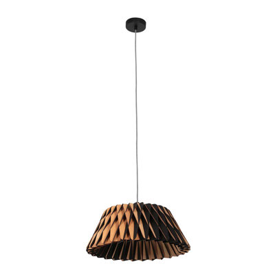Elmwood 1 - Light Beech Dome Pendant